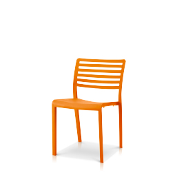Dining Side Chair Orange